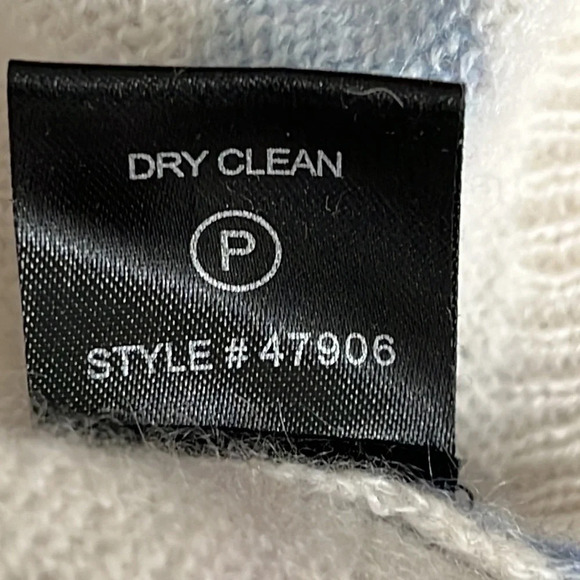 360 Cashmere Mara Tiger Stripe Skull Cashmere Sweater - Size Medium - Picture 10 of 10